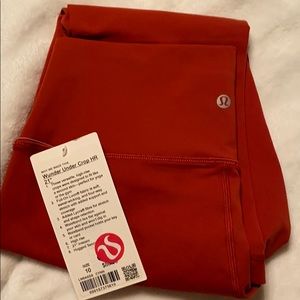 Lululemon wunder under crop high rise 21” NEW